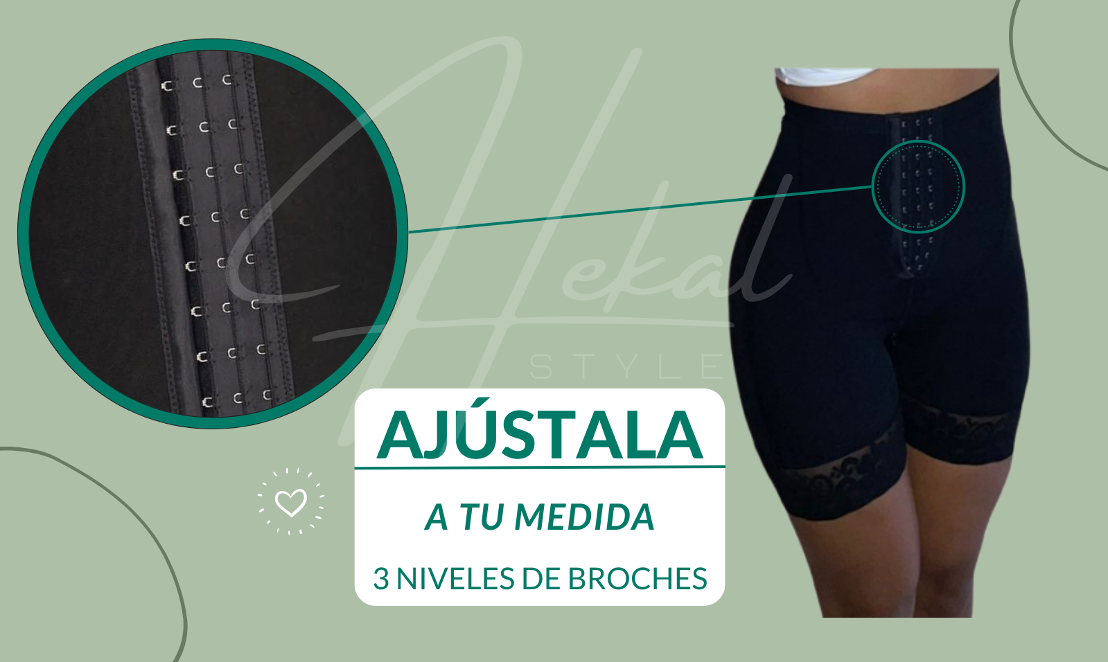 Short con broches shop